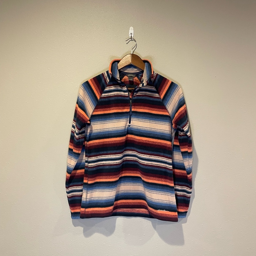 Eddie Bauer Multicolor Fleece Pullover